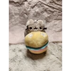 Pusheen Series 12 10th Anniversary Collectible Mini Plush Keychain (Hamburger)